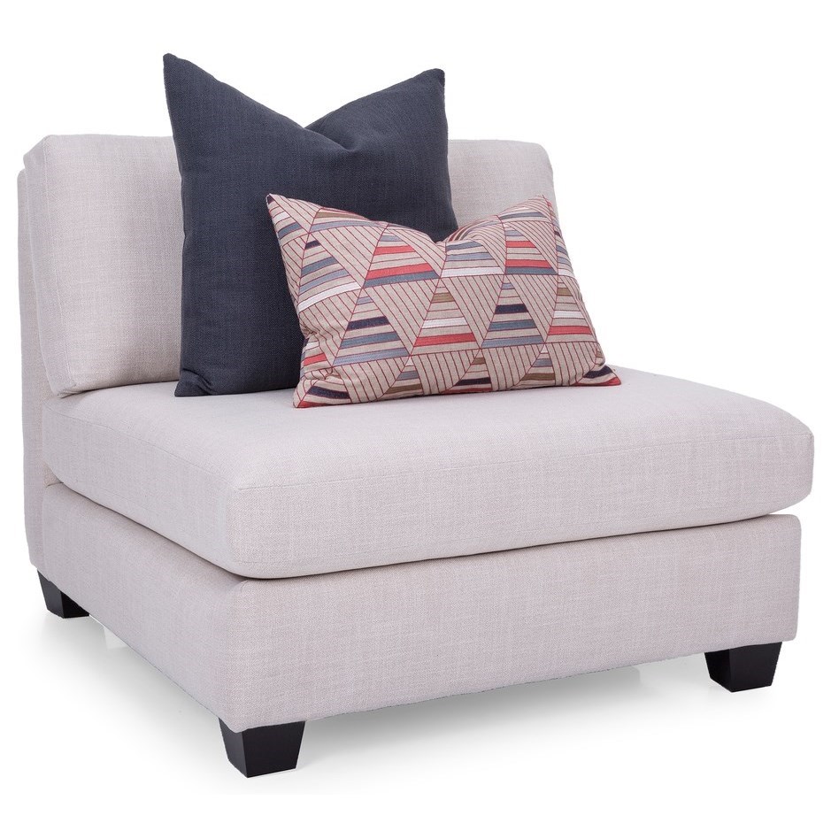 Decor Rest 2875 Casual Extra Wide Armless Chair Johnny Janosik